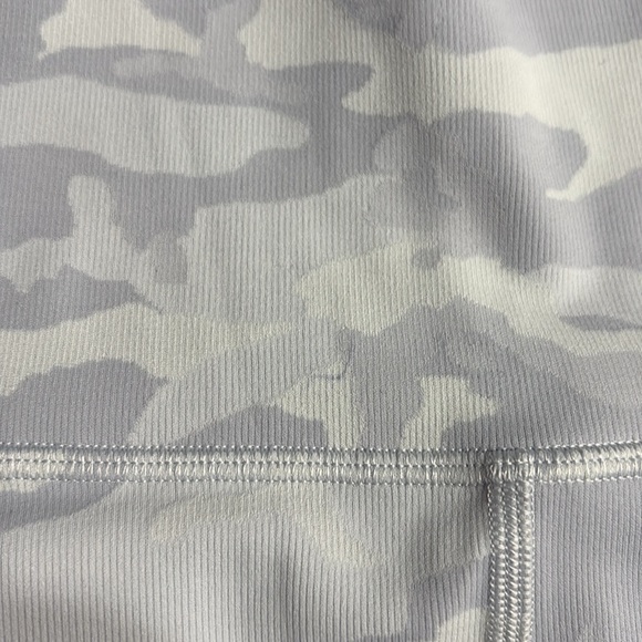 lululemon tights. Worn once, tag is for product info only. A small mark as shown - Picture 3 of 3